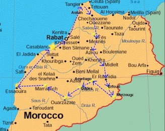 from-casa-kingdom-of-morocco-tour-map