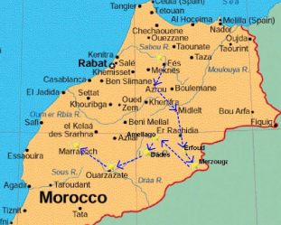from-fes-morocco-atlas-mountains-desert-map